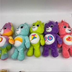 Plush Rainbow Care Bear Stuffed Toy - Assorted Colors